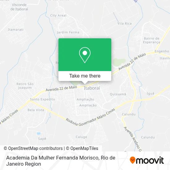Academia Da Mulher Fernanda Morisco map