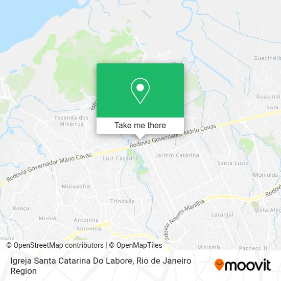Igreja Santa Catarina Do Labore map