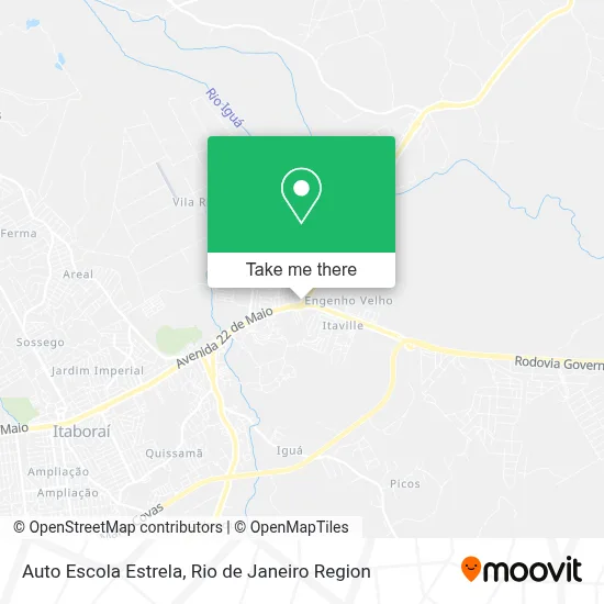 Auto Escola Estrela map