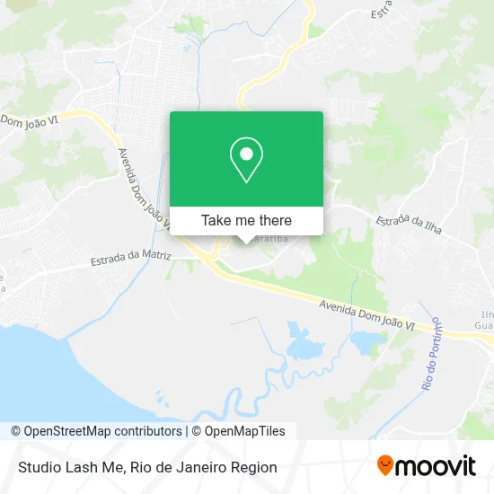 Studio Lash Me map