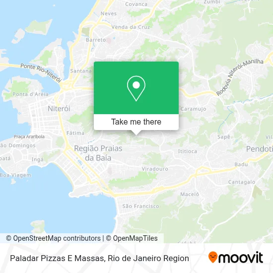 Paladar Pizzas E Massas map