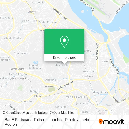 Bar E Petiscaria Talisma Lanches map