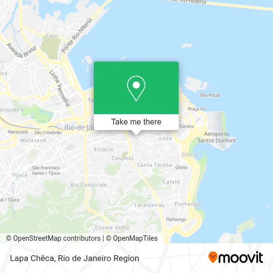 Lapa Chêca map