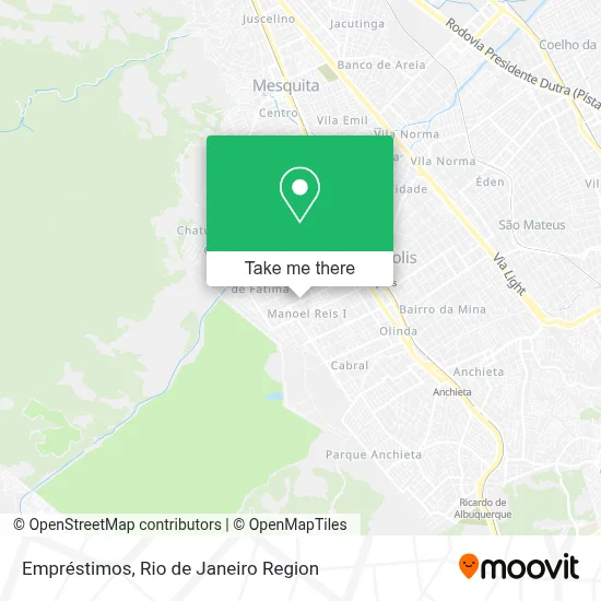 Empréstimos map