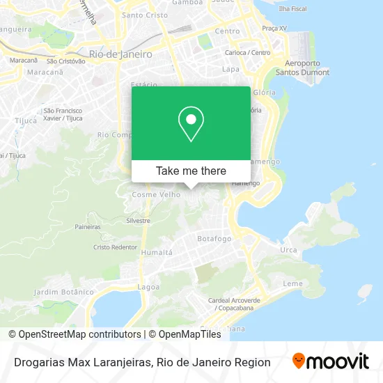Drogarias Max Laranjeiras map