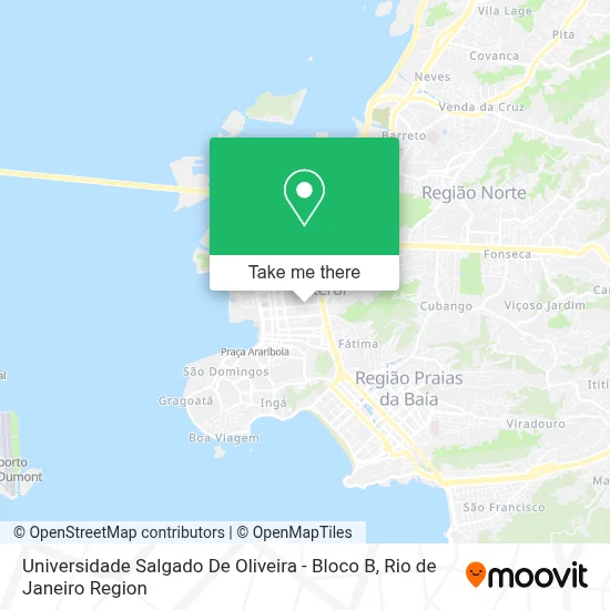 Universidade Salgado De Oliveira - Bloco B map