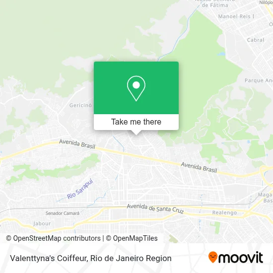 Valenttyna's Coiffeur map