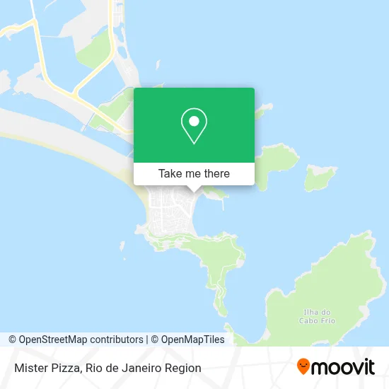 Mister Pizza map
