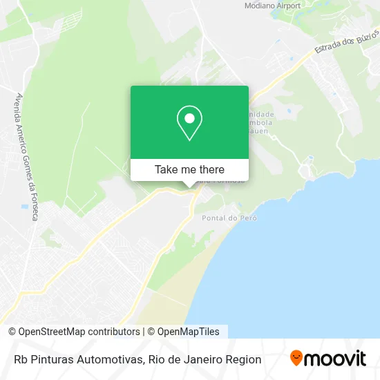Rb Pinturas Automotivas map