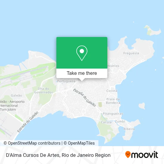 D'Alma Cursos De Artes map