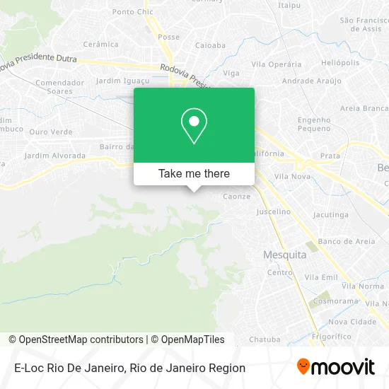 E-Loc  Rio De Janeiro map