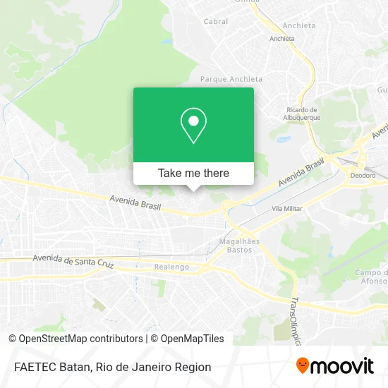 FAETEC Batan map