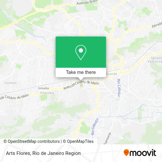 Arts Flores map
