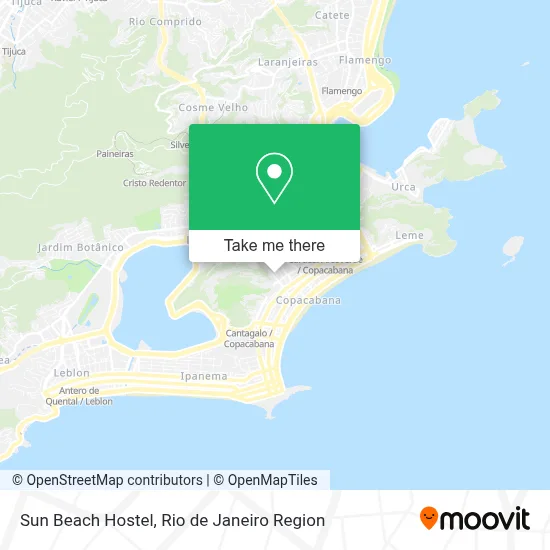 Sun Beach Hostel map