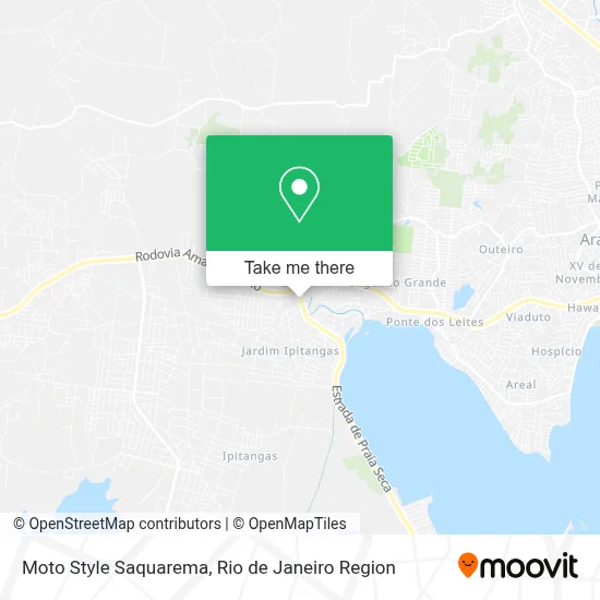 Moto Style Saquarema map