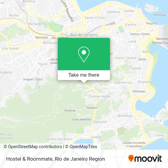 Hostel & Roommate map