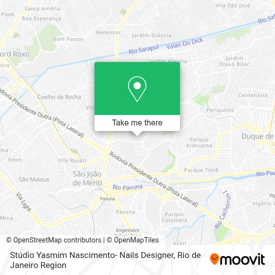Stúdio Yasmim Nascimento- Nails Designer map