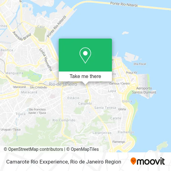 Camarote Rio Exxperience map