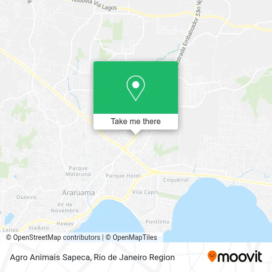 Agro Animais Sapeca map