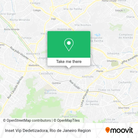 Inset Vip Dedetizadora map