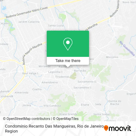 Condomínio Recanto Das Mangueiras map
