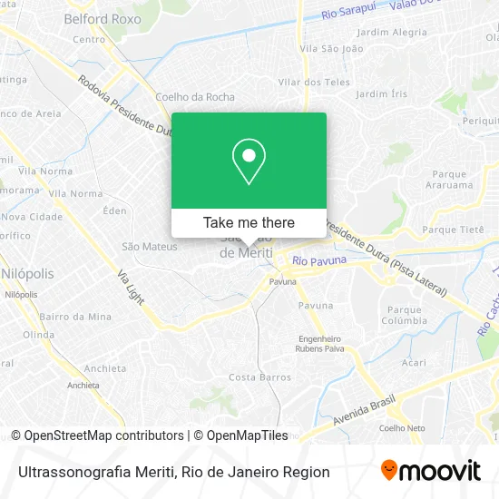 Ultrassonografia Meriti map