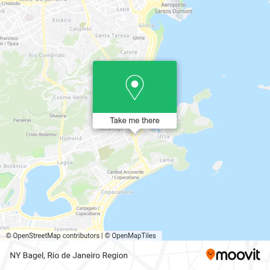 NY Bagel map