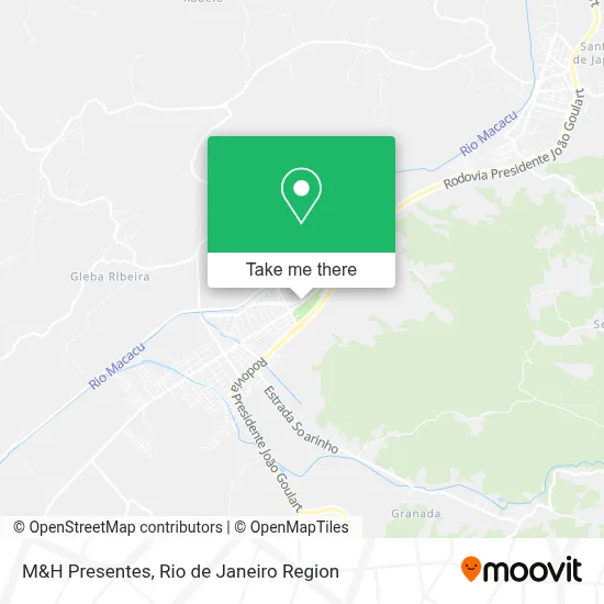 M&H Presentes map