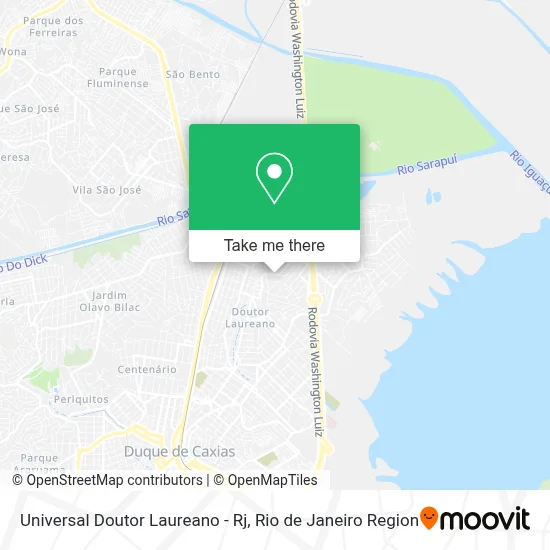 Universal Doutor Laureano - Rj map