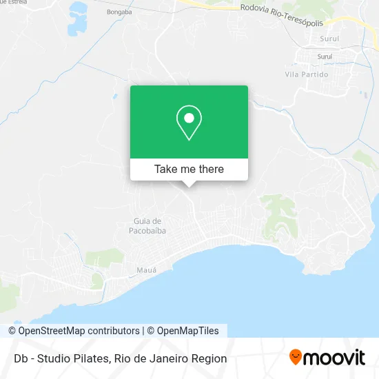 Db - Studio Pilates map