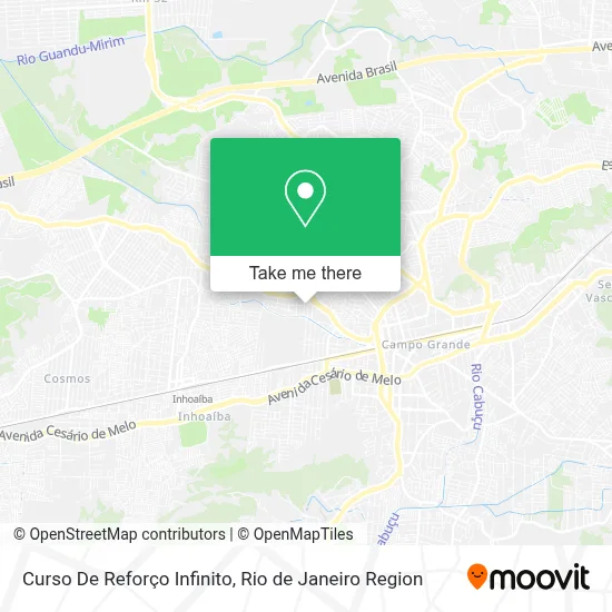 Curso De Reforço Infinito map