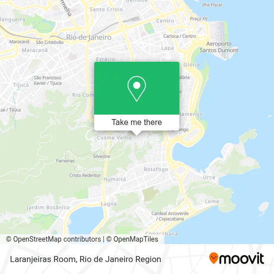 Laranjeiras Room map