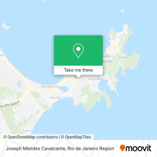 Joseph Mendes Cavalcante map