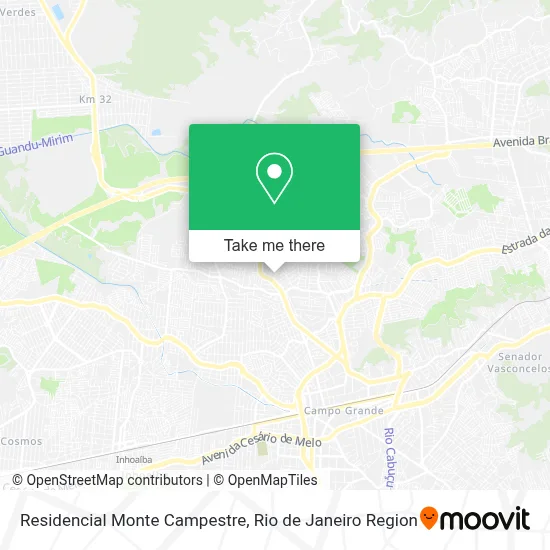 Residencial Monte Campestre map