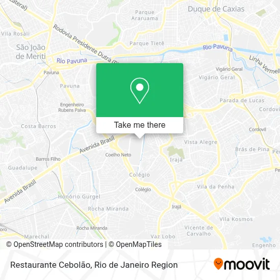 Restaurante Cebolão map