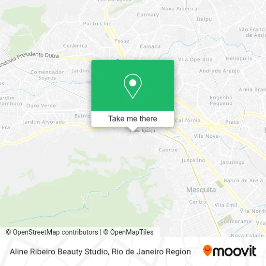 Aline Ribeiro Beauty  Studio map