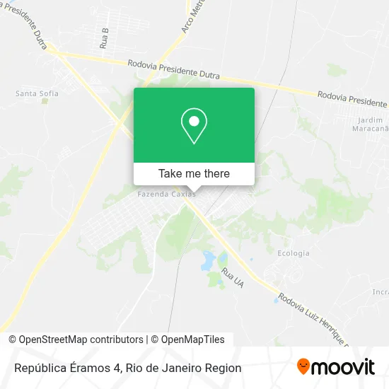 República Éramos 4 map