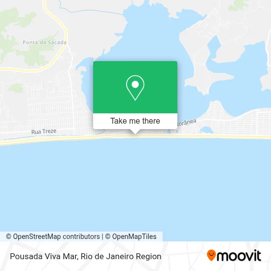 Pousada Viva Mar map