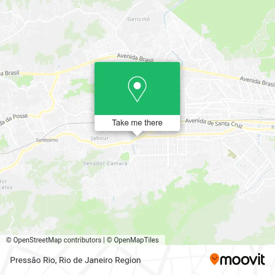 Pressão Rio map