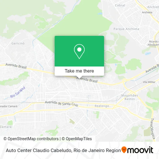 Auto Center Claudio Cabeludo map