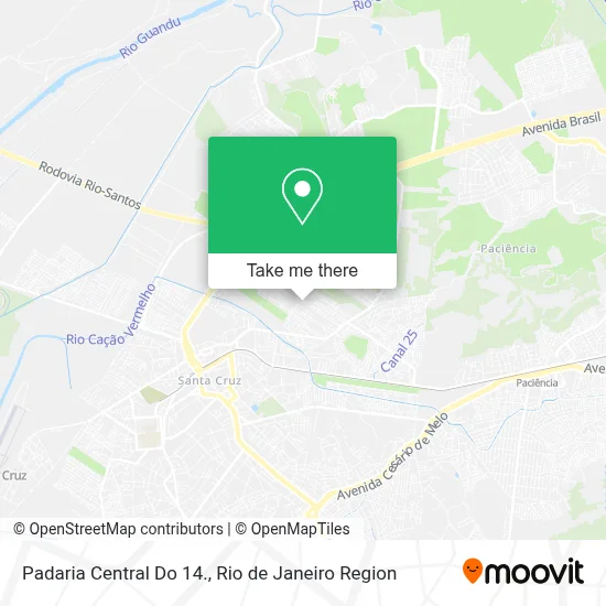 Padaria Central Do 14. map