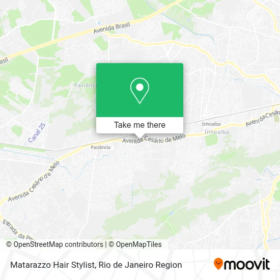 Matarazzo Hair Stylist map