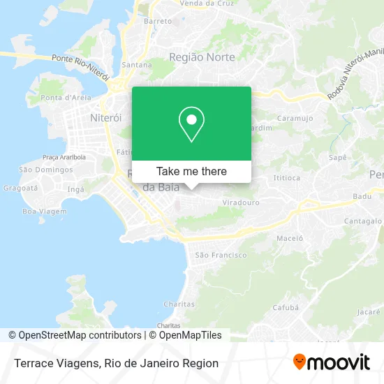 Terrace Viagens map