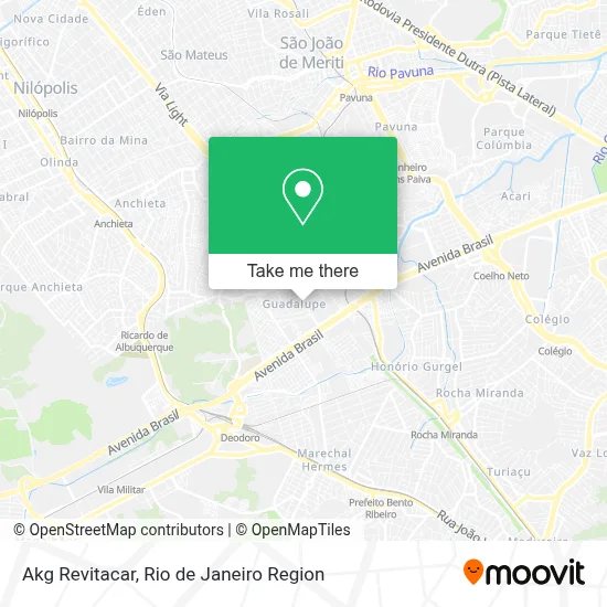 Akg Revitacar map