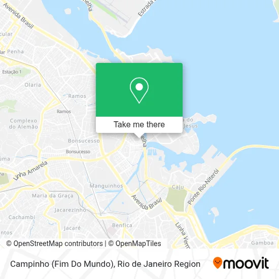 Campinho (Fim Do Mundo) map