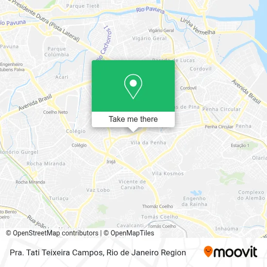 Pra. Tati Teixeira Campos map