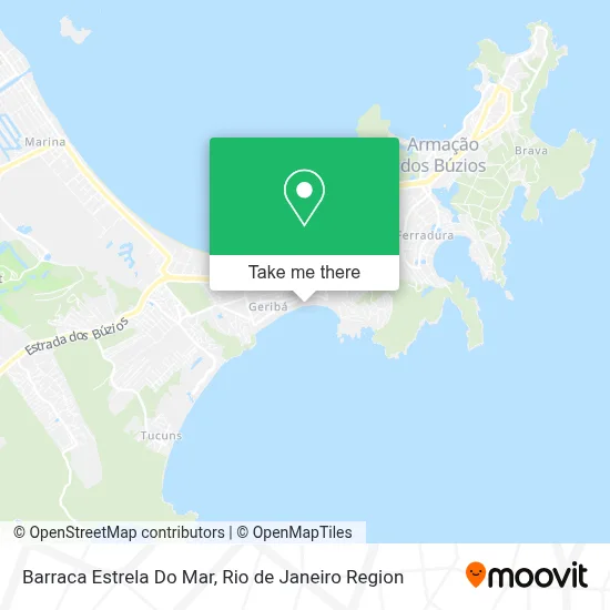 Barraca Estrela Do Mar map