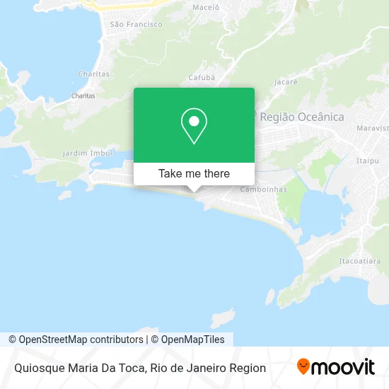 Quiosque Maria Da Toca map