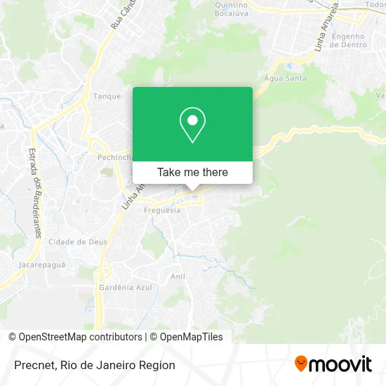 Precnet map