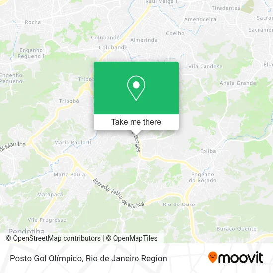 Posto Gol Olímpico map